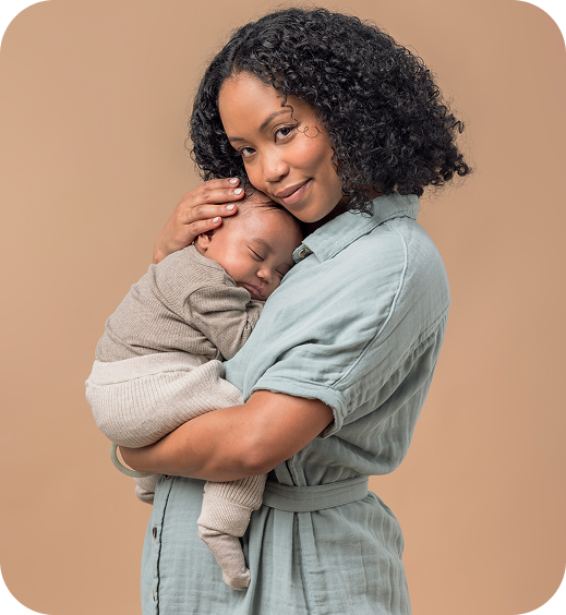 Mother with baby