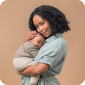 Mother with baby