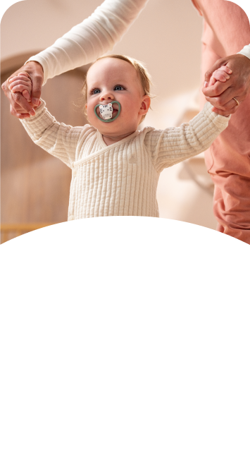 Baby with soother