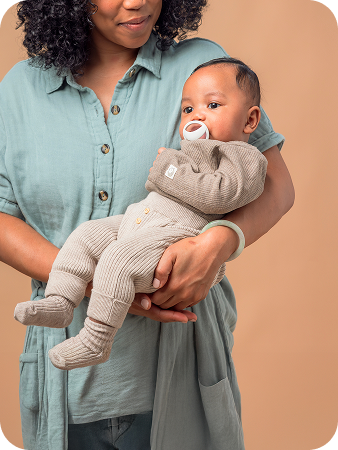Mother with Baby and soother